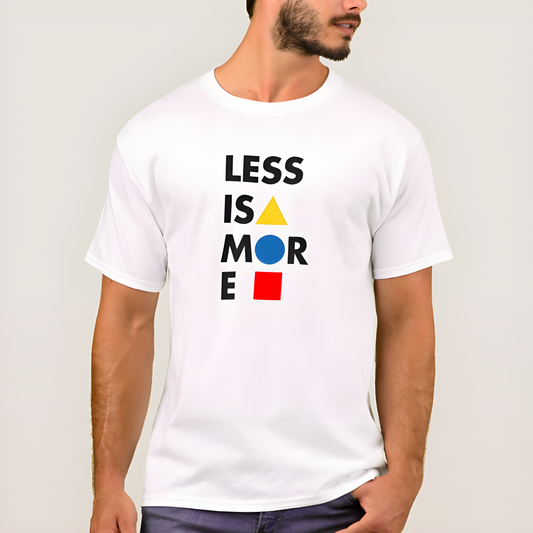 Less is More Camiseta Unisex