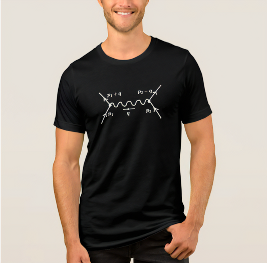 Feynman Diagram Camiseta Hombre